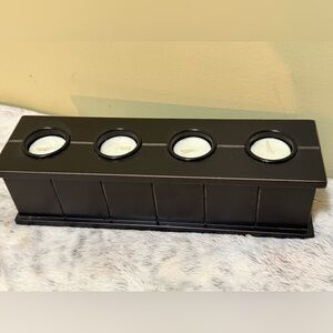 Black Tealight Candle Holder